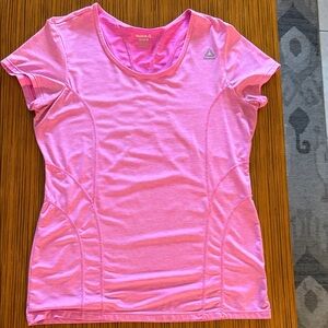 Reebok Women's Bright Pink Short Sleeve Tee